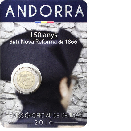 Andorre 2 euros 2016 - Nouvelle réforme de 1866