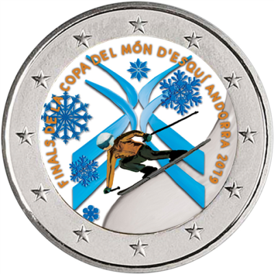 Andorre 2 Euro 2019 Championnats du monde de ski alpin FIS en couleur