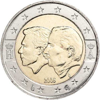 Belgique 2 Euro 2005 Henri & Albert - Union économique belgo-luxembourgeoise