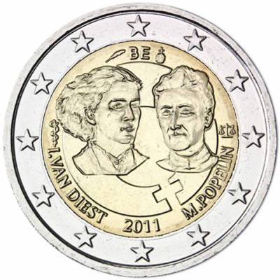 Belgique 2 Euro 2011 Journée internationale des femmes
