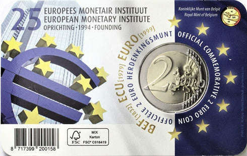Belgique Pièce de 2 euros 2019 - Institut monétaire européen
