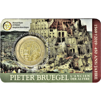 Belgique 2 Euro 2019 CoinCard - Pieter Bruegel l'Ancien