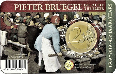 Belgique 2 Euro 2019 CoinCard - Pieter Bruegel l'Ancien