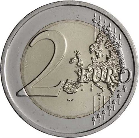 Allemagne 2 Euro 2024 Königsstuhl - Chalk Cliffs Rügen Marque d'atelier F