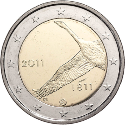 Finlande 2 Euro 2011 - 200 ans de la Banque nationale de Finlande