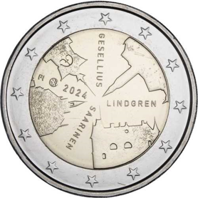 Finlande 2 Euro 2024 Architecture - Gesellius, Lindgren, Saarinen