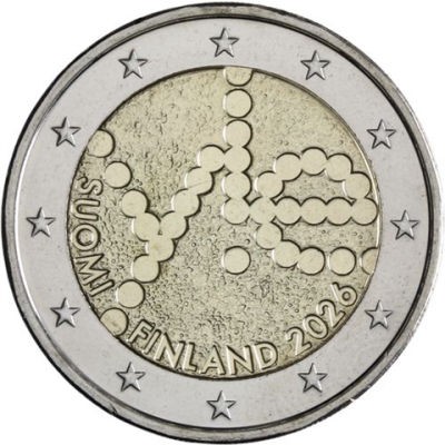 Finlande 2 Euro 2026 - 100 ans de radiodiffusion finlandaise (Yleisradio)