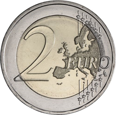 Grèce 2 euros 2026, pièce de 2 euros en état neuf - L'Europe sur le taureau
