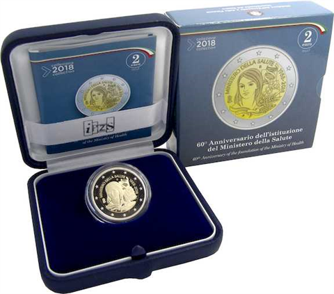 Italie 2 Euro 2018 PP 60e anniversaire du ministère de la Santé