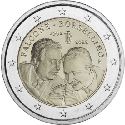 Italie 2 Euro 2022 Falcone & Borsellino