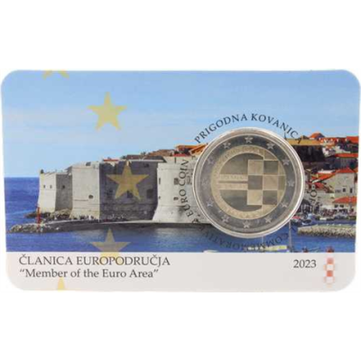 Croatie 2 Euro 2023 Introduction de l'euro dans la CoinCard