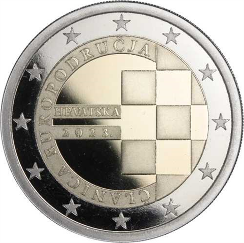 Croatie 2 Euro 2023 PP Introduction de l'Euro