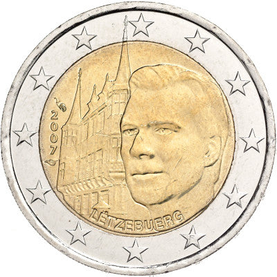 Luxembourg 2 Euro 2007 Palais Grand-Ducal