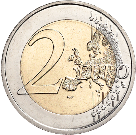 Luxembourg 2 euros 2008 bfr. Château de Berg
