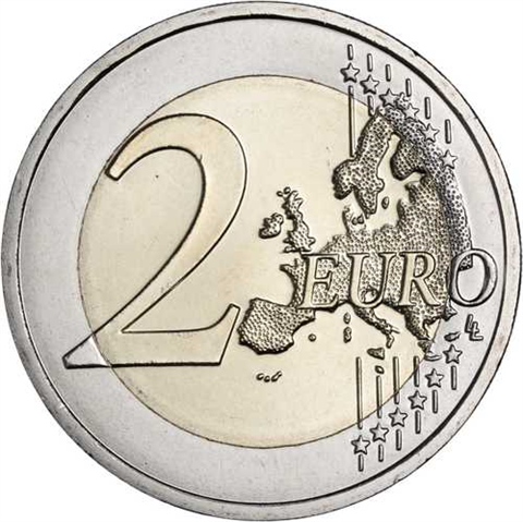 Luxembourg 2 euros 2024 Guillaume II Marque d'atelier Corne d'abondance