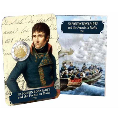 Malte 2 euros 2023 Napoléon Bonaparte - L'arrivée des Français en 1798 (pièce de monnaie)