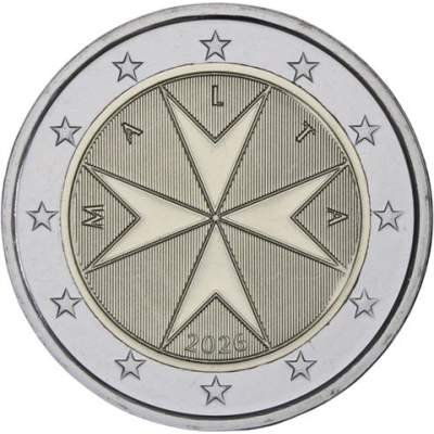 Malte 2 Euro 2026 Croix de Saint-Georges