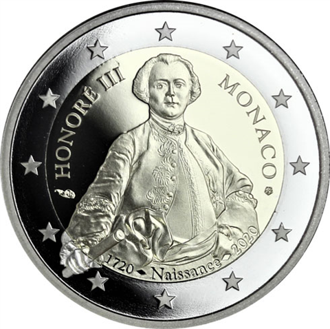 Monaco 2 Euro 2020 PP Prince Honoré III