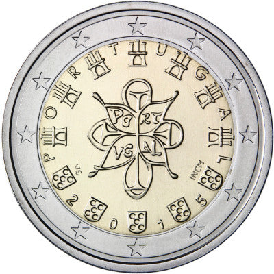 Portugal 2 Euro 2015 stgl. Sceau Royal