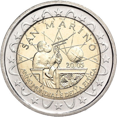 Saint-Marin 2 Euro 2005 (Galilée - Année de la Physique)