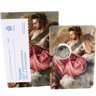 Saint-Marin 2 Euro 2026 - 450e anniversaire de la mort du Titien
