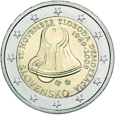 Slovaquie 2 Euro 2009 Liberté et Démocratie
