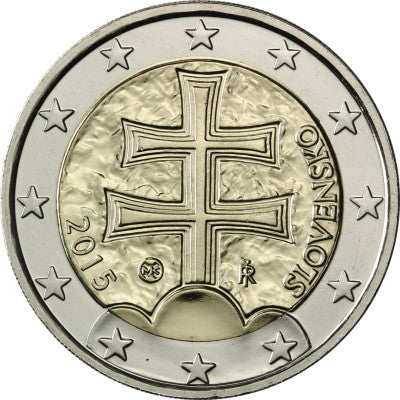 Slovaquie 2 Euro 2015 Double Cross