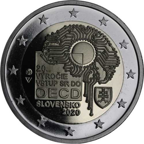 Slovaquie 2 Euro 2020 PP - Adhésion à l'OCDE