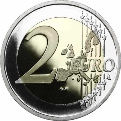 Slovénie 2 Euro 2008 BE Primoz Trubar