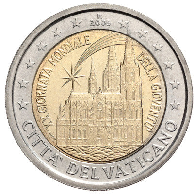 Vatican 2 Euro 2005 Stgl. Journées Mondiales de la Jeunesse à Cologne
