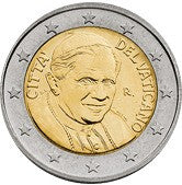 Vatican 2 Euro 2006 bfr. Pape Benoît XVI.
