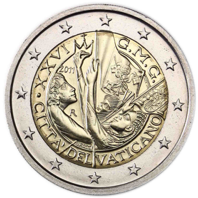 Vatican 2 Euro 2011 Journées Mondiales de la Jeunesse à Madrid