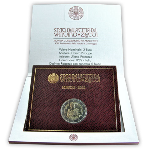 Vatican 2 Euro 2021 Caravage