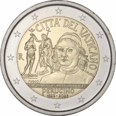 Vatican 2 Euro 2023 Pietro Pérugin