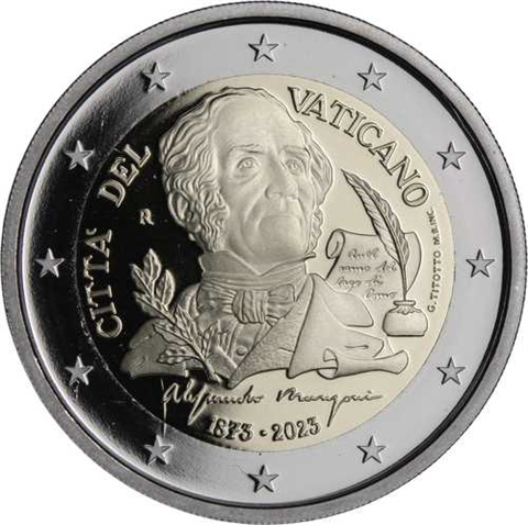Vatican 2 Euro 2023 BE Alessandro Manzoni