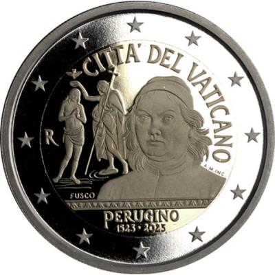 Vatican 2 Euro 2023 BE Pietro Pérugin