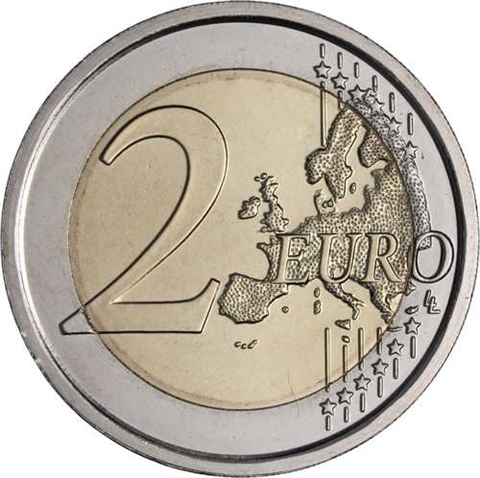 Pièce de 2 euros du Vatican, millésime 2024 - Armoiries du pape François