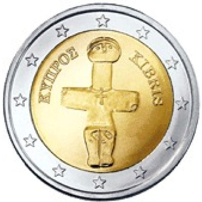 Chypre 2 Euro 2008 bfr. Idole de Pomos