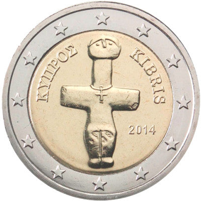 Chypre 2 Euro 2014 bfr. Idole de Pomos