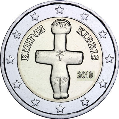 Chypre 2 Euro 2019 bfr. Idole de Pomos