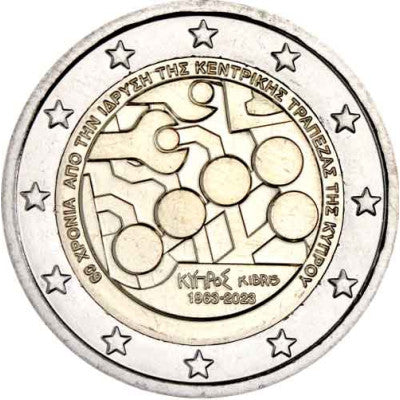 Chypre 2 Euro 2023 Banque centrale