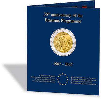 Album de pièces de 2 euros Presso "35 ans du programme Erasmus"