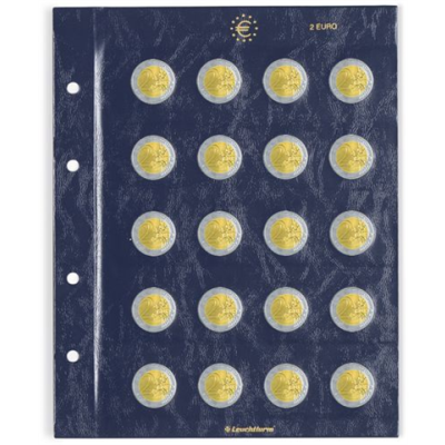 312494 - Feuilles de pièces VISTA pour pièces de 2 euros