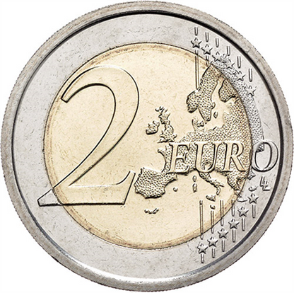 Andorre 2 euros 2018, pièce de 2 euros en couleur commémorant 70 ans de droits de l'homme