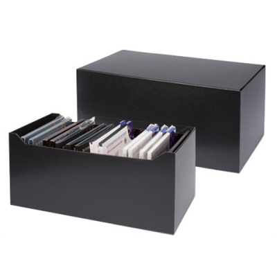 Boîte d'archivage LOGIK pour coffrets de pièces de monnaie allemandes originales de qualité Belle Épreuve, mesurant 152 × 130 mm