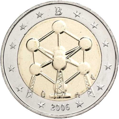 Belgique 2 Euro 2006 - Atomium à Bruxelles