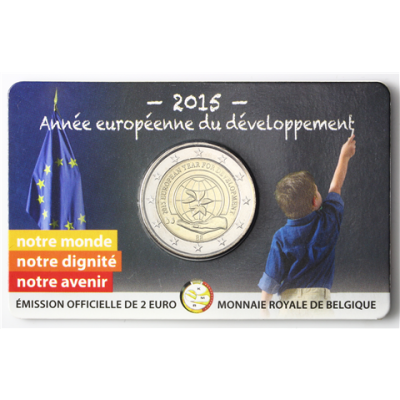 Belgique Pièce de 2 euros 2015 - Année européenne du développement