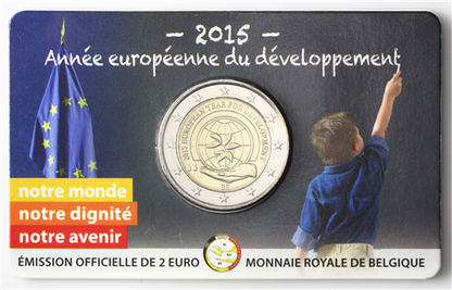Belgique Pièce de 2 euros 2015 - Année européenne du développement
