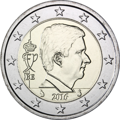 Belgique 2 Euro 2016 – Roi Philippe