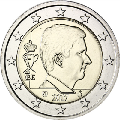 Belgique 2 Euro 2017 - Roi Philippe